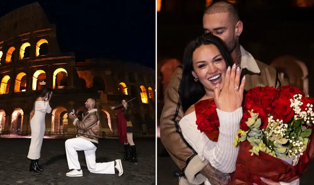 Jota Benz sorprendió a Angie Arizaga con propuesta de matrimonio. Foto: composición LR/Instagram Jota Benz sorprendió a Angie Arizaga con propuesta de matrimonio. Foto: composición LR/Instagram