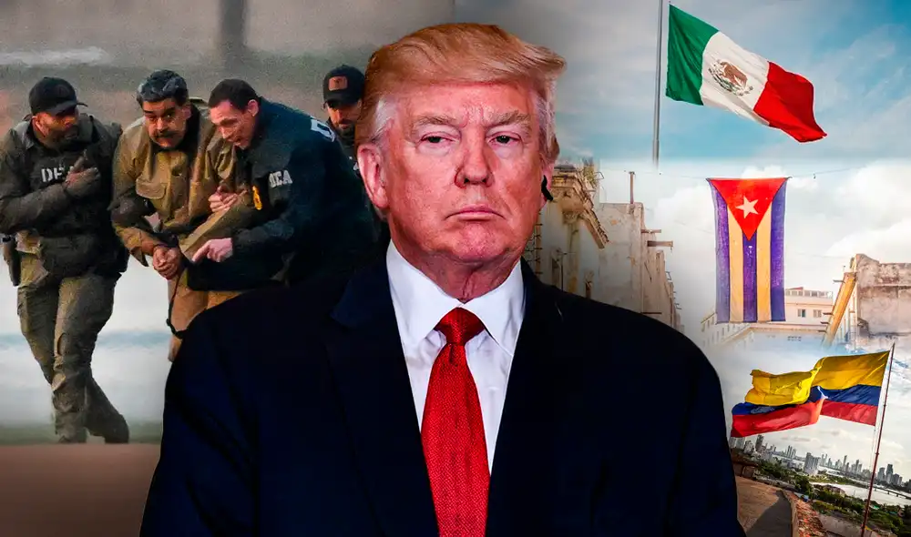 Donald Trump amenaza a Colombia, Cuba y México tras la captura de Nicolás Maduro en Venezuela.