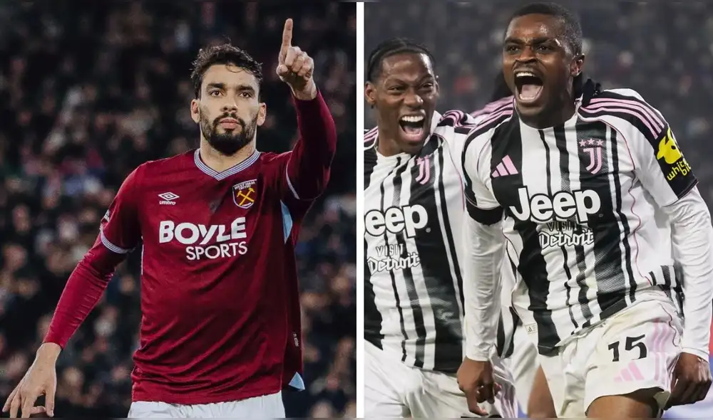 West Ham y Juventus juegan este martes 6 de enero por sus respectivas ligas. Foto: Composición LR
