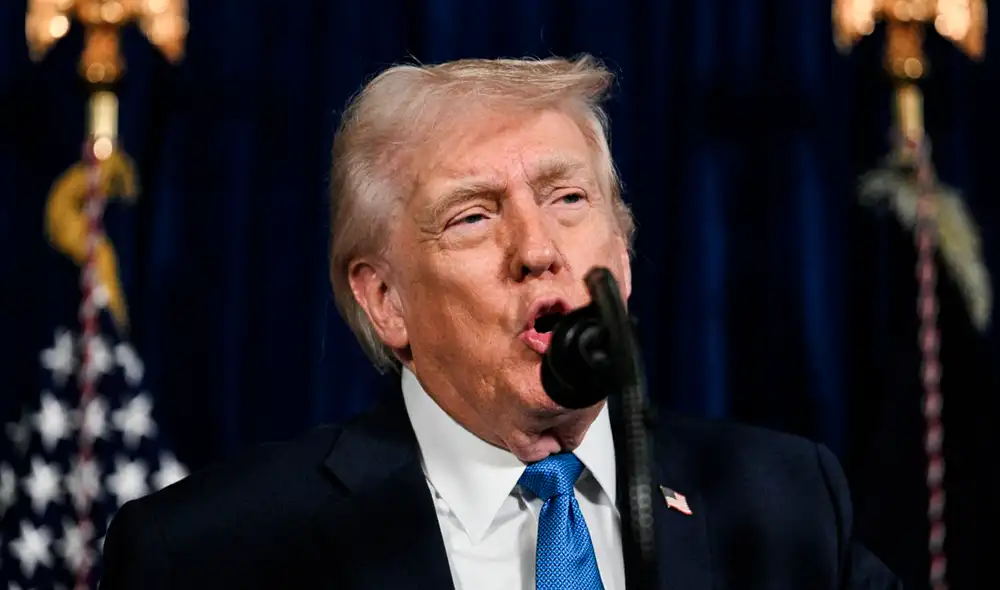 En una entrevista con NBC, Trump amplió los detalles sobre el futuro de Venezuela. Foto: AFP.