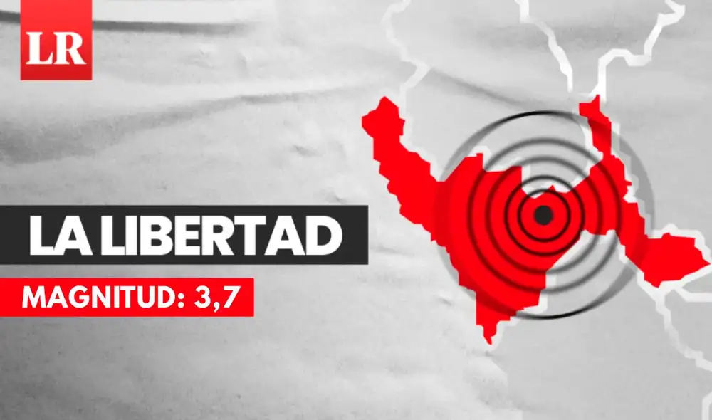 Sismo magnitud 3,7 en La Libertad Sismo magnitud 3,7 en La Libertad