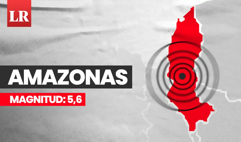 Temblor de 5,6 se registró en Amazonas. Foto: Composición LR