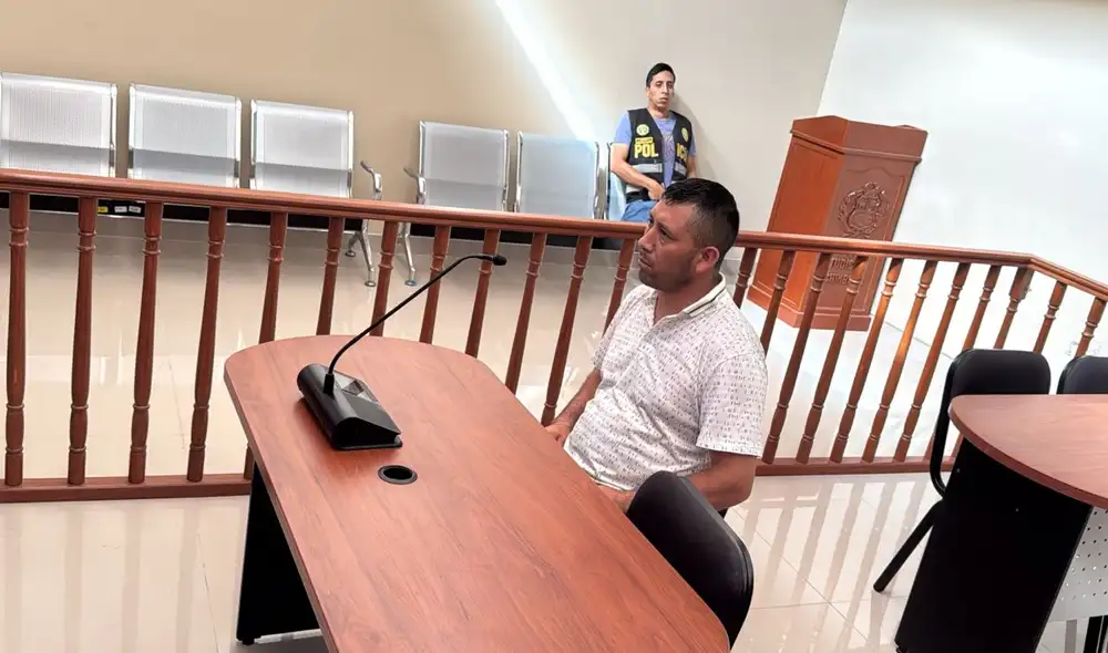 Cortegana se declaró culpable y aceptó un acuerdo que incluye un año de conducta y el pago de 500 soles como reparación civil. Fuente: Difusión.