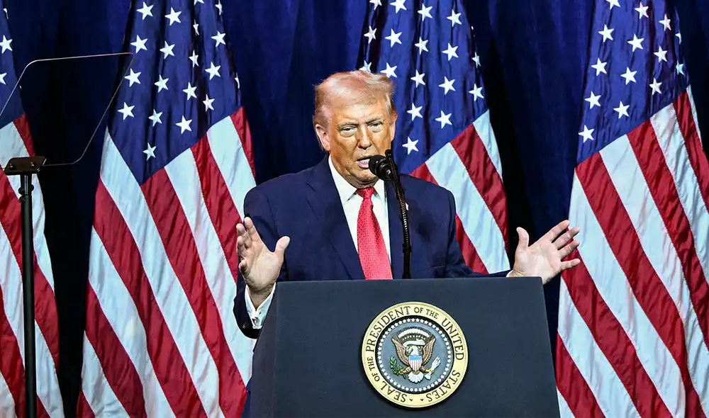 La Casa Blanca confirmó que Trump planea hacer una oferta de compra por Groenlandia, mientras Dinamarca rechaza la propuesta. Foto: AFP.