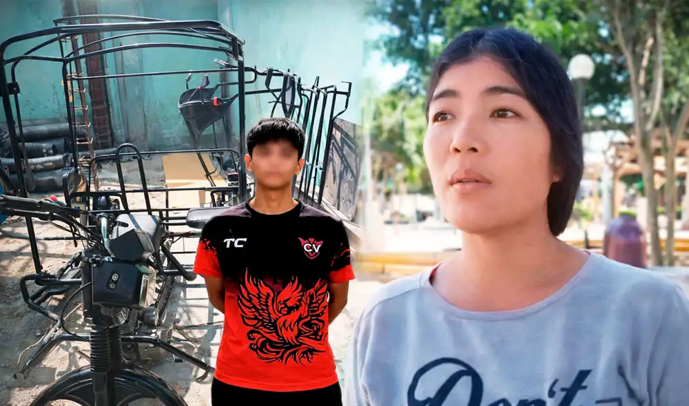 Al ver las imágenes del robo, la madre no dudó en entregar a su hijo, quien se encontraba en su casa.