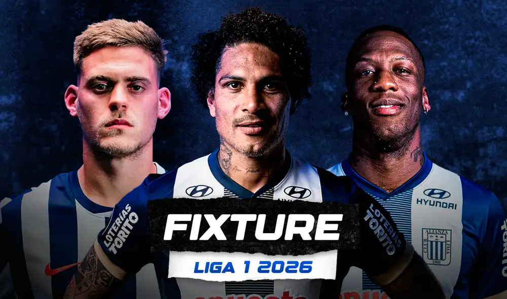 Alianza Lima ya conoce de manera de oficial el fixture de la Liga 1 2026. Foto: composición de Jazmin Ceras/GLR
