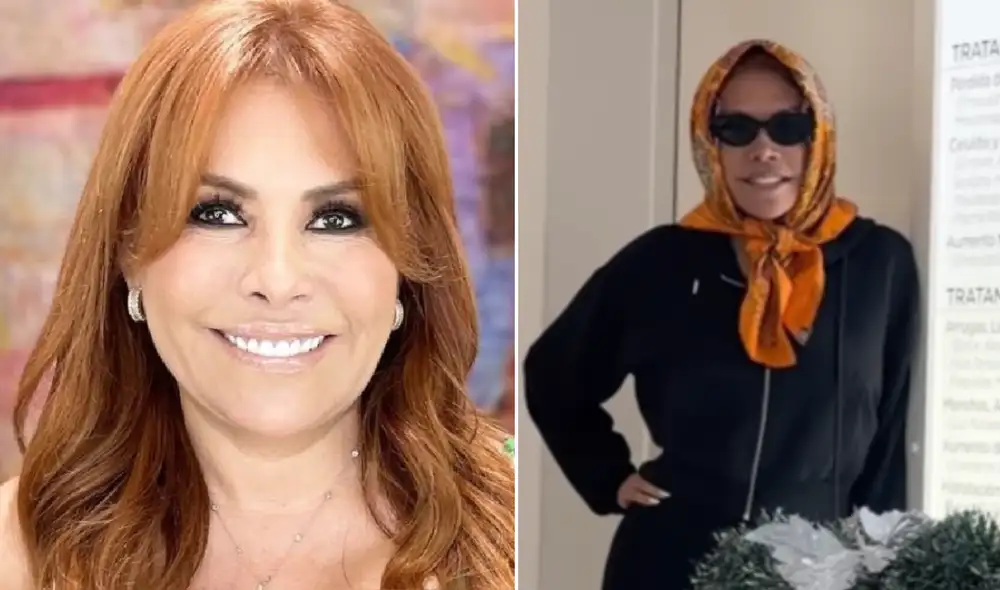 Magaly Medina aclara dudas sobre su lifting facial. Foto: Composición LR
