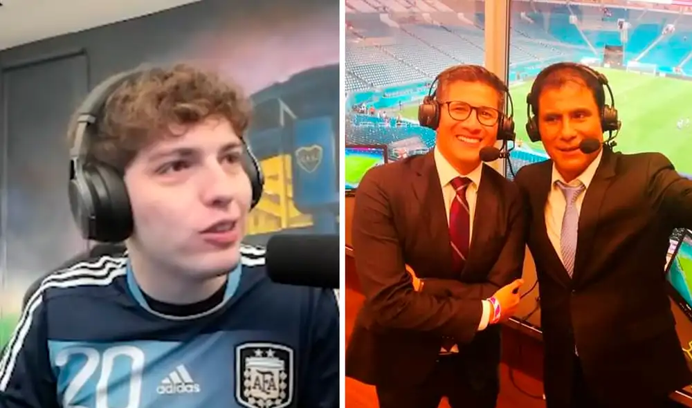 Davoo elogio la narración de Toño Vargas en el Real Madrid vs Atlético de Madrid. Foto: composición LR/YouTube/Facebook