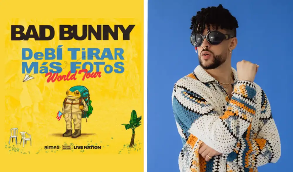 Bad Bunny se presentará en Lima el 16 y 17 de enero Foto: Composición LR Bad Bunny se presentará en Lima el 16 y 17 de enero Foto: Composición LR