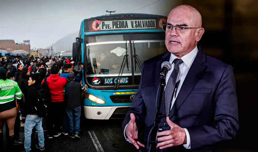 Ernesto Álvarez minimiza paro de transportistas del 15 de enero y los vincula con bandas criminales. Foto: composición LR Ernesto Álvarez minimiza paro de transportistas del 15 de enero y los vincula con bandas criminales. Foto: composición LR