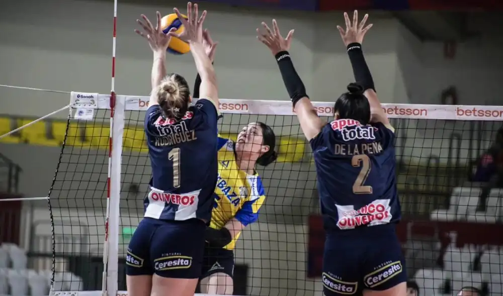 Alianza Lima le ganó a Rebaza Acosta. Foto: Liga Peruana de Vóley