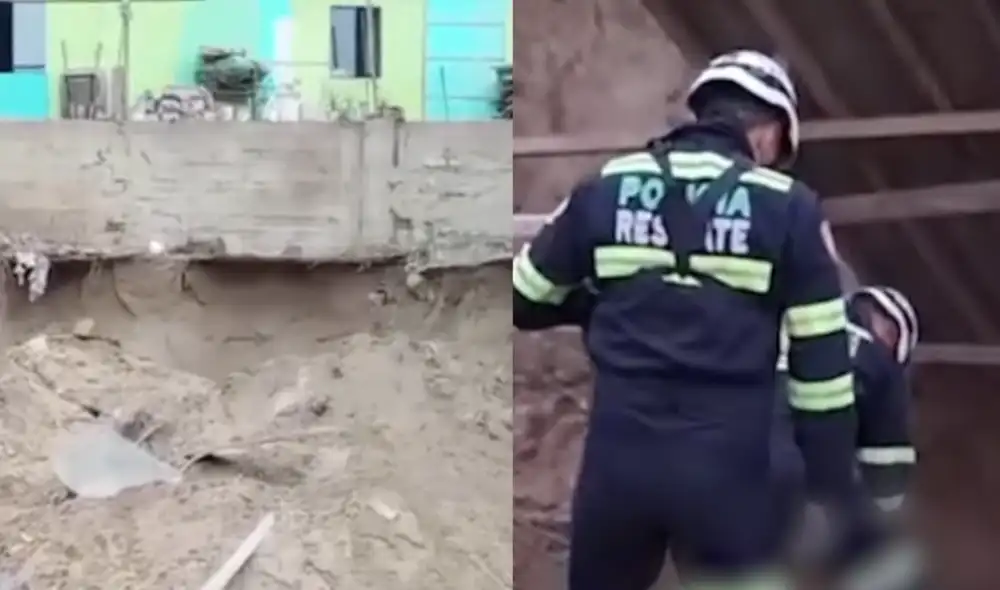 Un hombre de 57 años murió aplastado tras derrumbe de muro de contención.