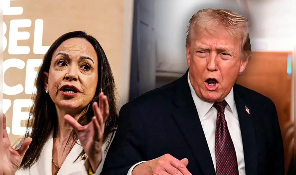 En los últimos días, la líder opositora también ha intensificado su agenda internacional. Foto: Composición LR/AFP.