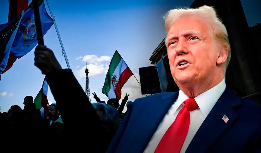 Donald Trump se pronuncia sobre las manifestaciones en Irán contra el régimen de la República Islámica.