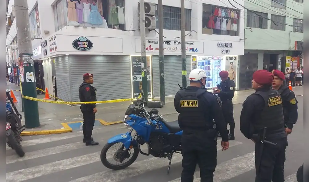Bomba en Gamarra.