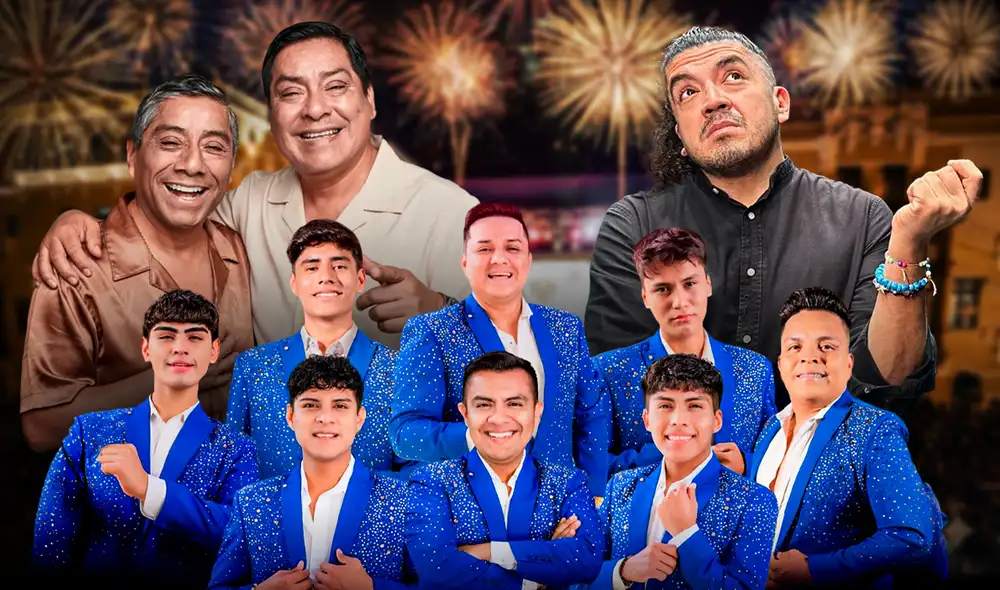 Entre las agrupaciones que animarán la celebración se encuentran La Única Tropical y Hermanos Yaipén, además de Mauricio Mesones, Diosdado Gaitán Castro y más. Foto: composición Jazmin Ceras-La República