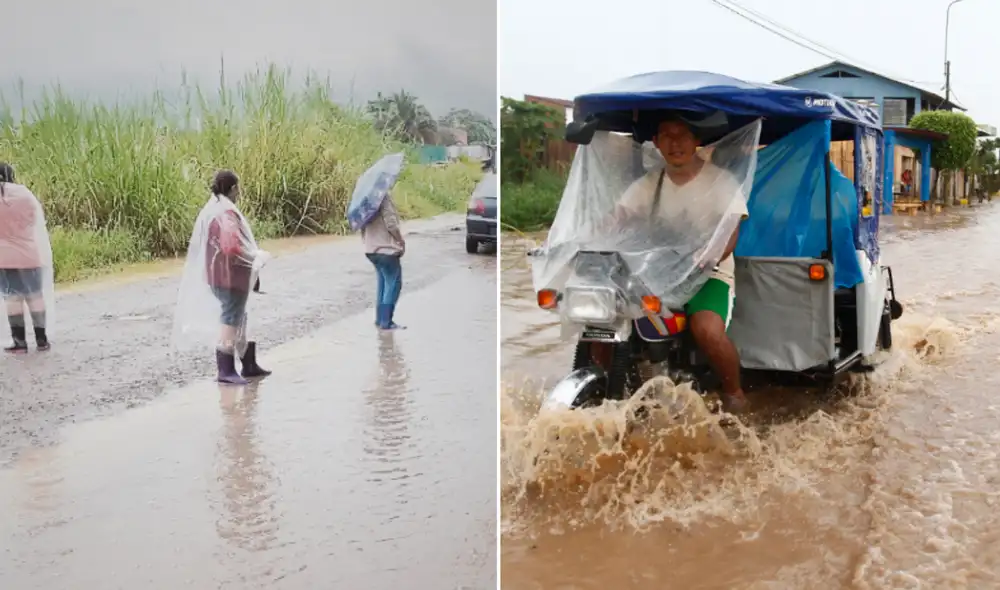 Senamhi advierte que lluvias continuarán el selva hasta el viernes 16 de enero