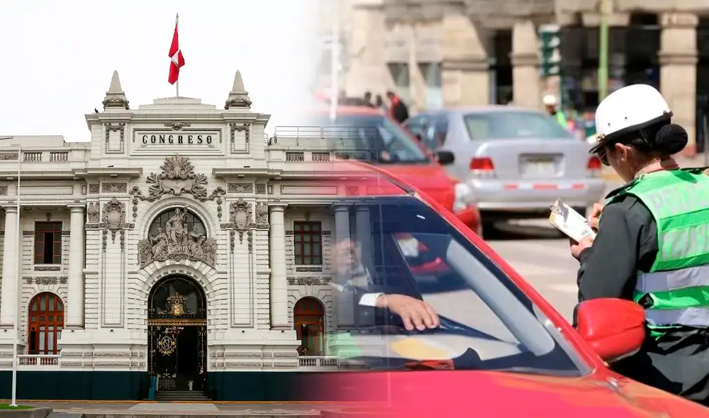 Congresistas que buscan la reelección cuentan con papeletas de tránsito. Foto: composición LR