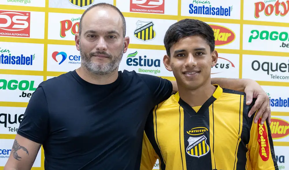 Jhilmar Lora jugará por primera vez en Brasil. Foto: Gremio Novorizontino
