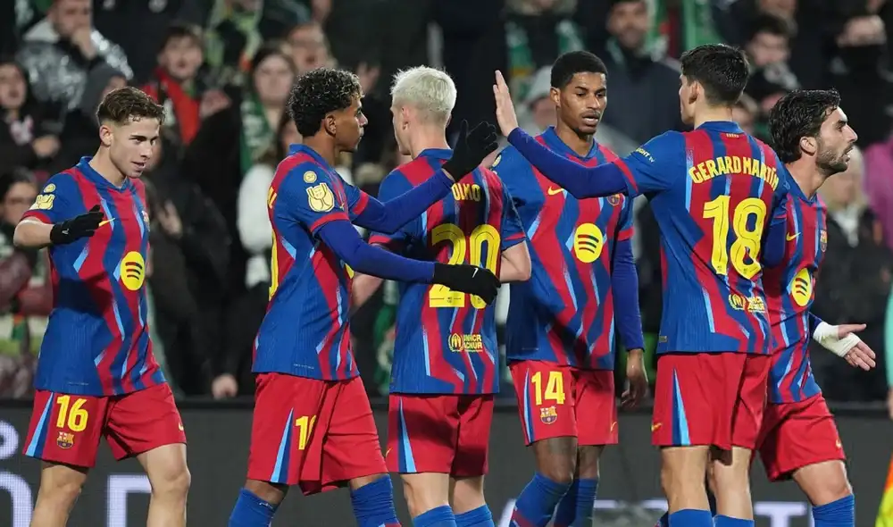 El Barcelona avanza en la Copa del Rey.