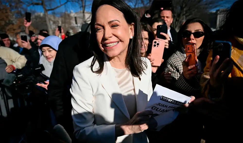 María Corina Machado se reunió con Donald Trump en la Casa Blanca el 15 de enero de 2026.
