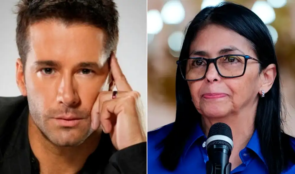 Fernando Carrillo calificó a Delcy Rodríguez como "el amor de su vida", semanas atrás. Foto: Composición LR/Instagram.