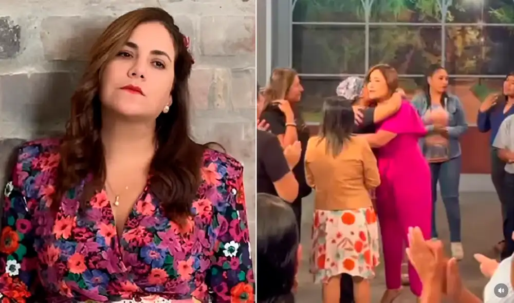 Andrea Llosa era considerada una de las grandes figuras de ATV. Foto: Composición LR/ATV/Instagram.