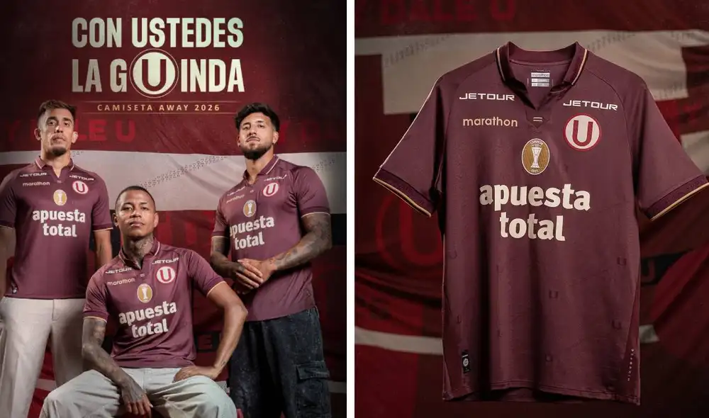 Universitario luce su nueva camiseta alterna en la Liga Española. Foto: Lr/Universitario