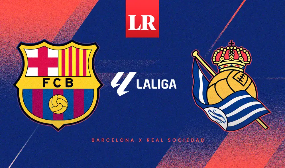 Barcelona y Real Sociedad se enfrentan por la fecha 20 de LaLiga española. Foto: composición de Omar Neyra/GLR