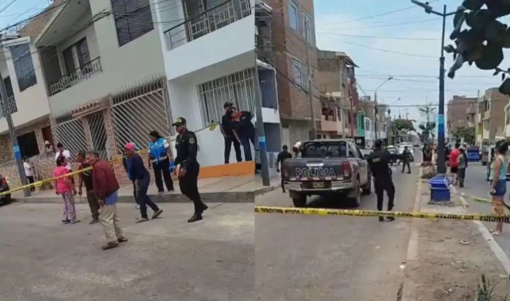 Según los vecinos de la zona, dos personas fueron heridas de bala