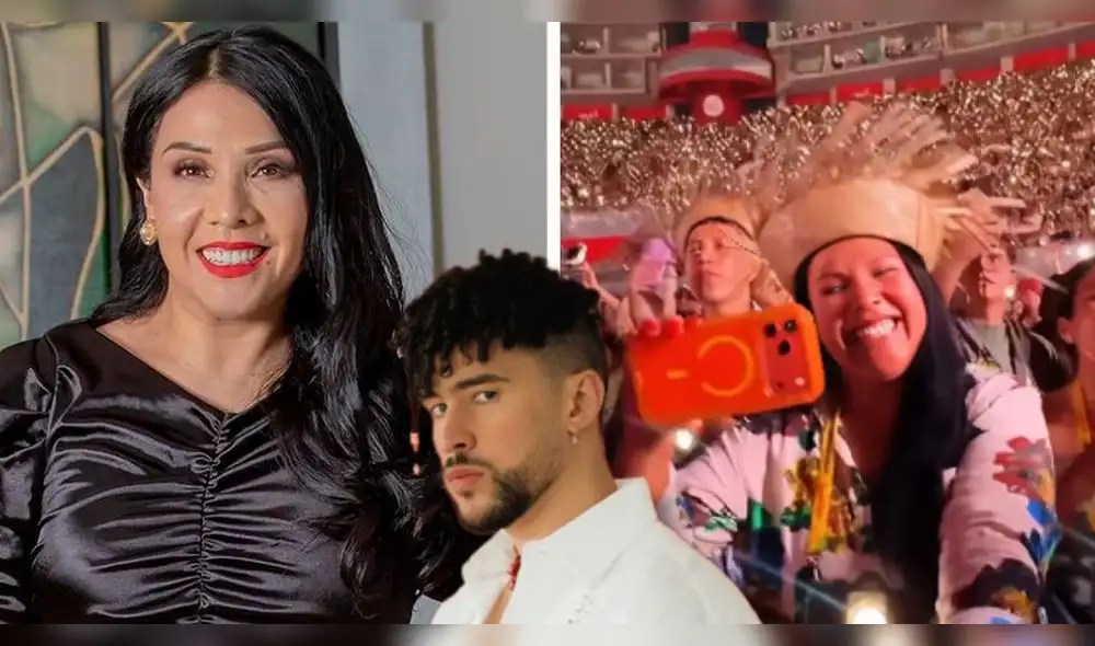 Tula Rodríguez protagoniza emotivo momento con su hija en concierto de Bad Bunny.