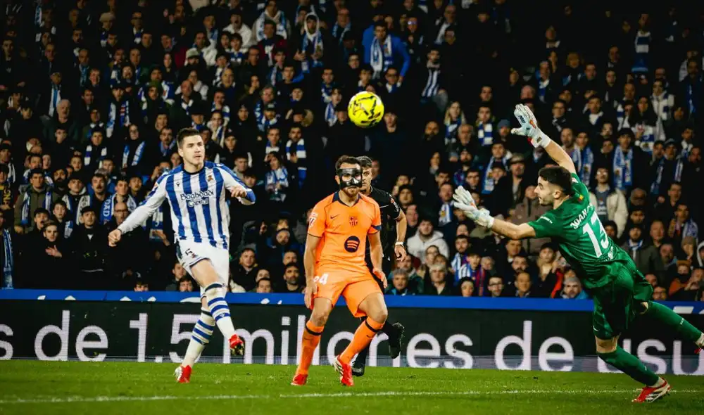 Barcelona cayó derrotado en su visita al Real Sociedad. Foto: Real Sociedad