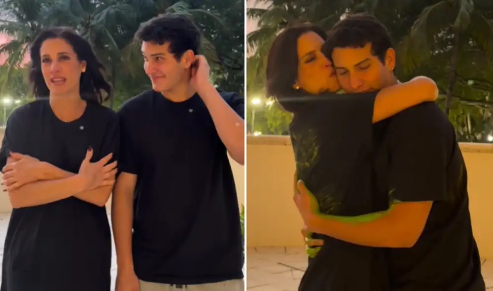 Samuel Dyer, hijo de María Pía y el empresario Samuel Dyer, cumplió en diciembre los 18 años. Foto: Composición LR/Instagram.