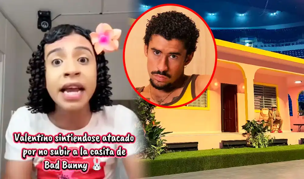 El tiktoker Valentino señaló que el equipo de producción de Bad Bunny le hizo varias preguntas para evaluar si podía ingresar a “la casita”.