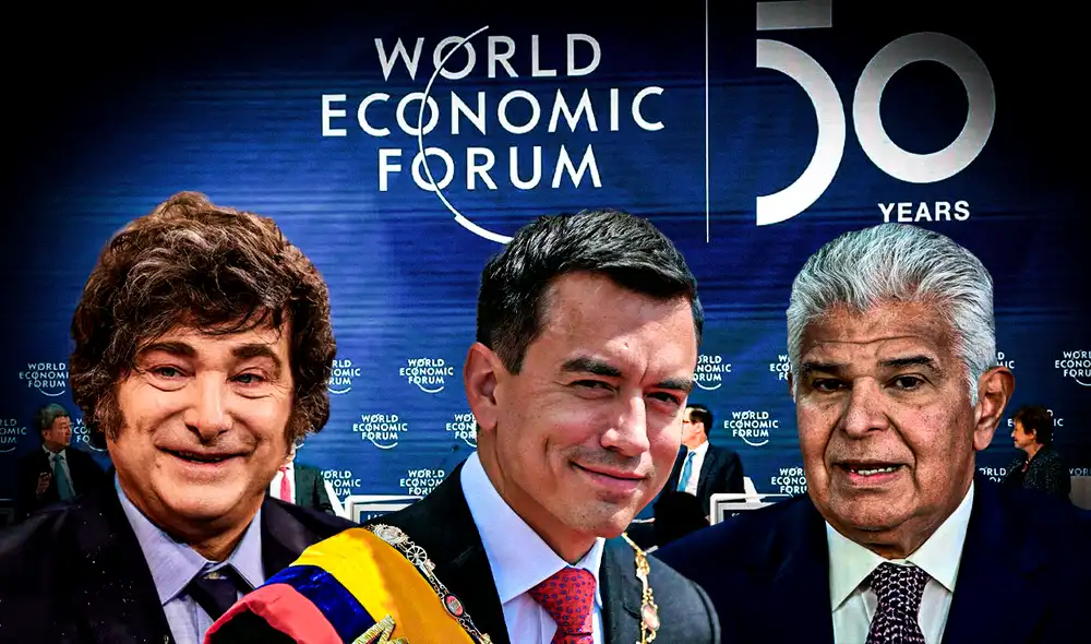 El Foro Económico Mundial recibe a los principales presidentes de América Latina.
