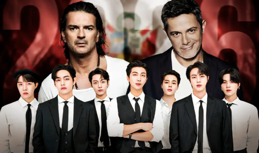 Calendario de conciertos en Perú para el año 2026. Foto: Composición LR