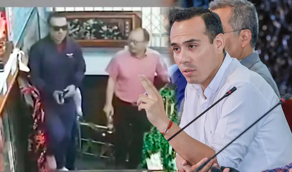 José Jerí responde a cuestionamientos por reuniones clandestinas. Foto: composición LR