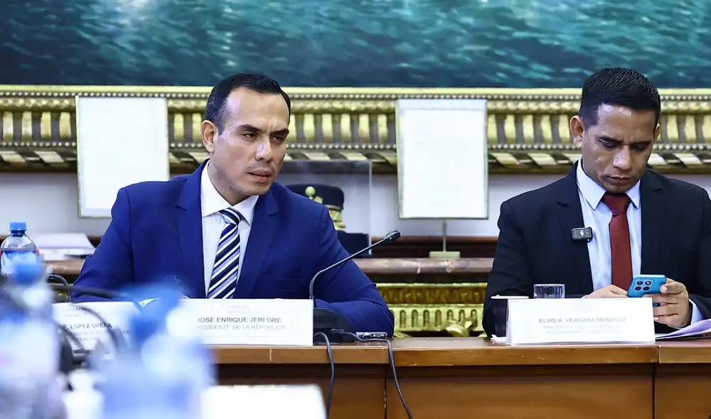 José Jerí se presentó ante la Comisión de Fiscalización.