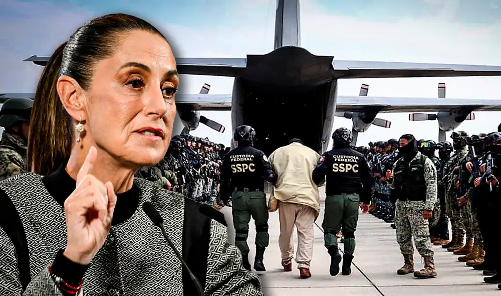 Esta entrega de reos es el tercer envío masivo en lo que va de la gestión de Claudia Sheinbaum. Esta entrega de reos es el tercer envío masivo en lo que va de la gestión de Claudia Sheinbaum.