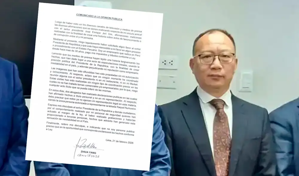 Empresario chino asegura que su seguridad grabó y difundió los videos sin su conocimiento.