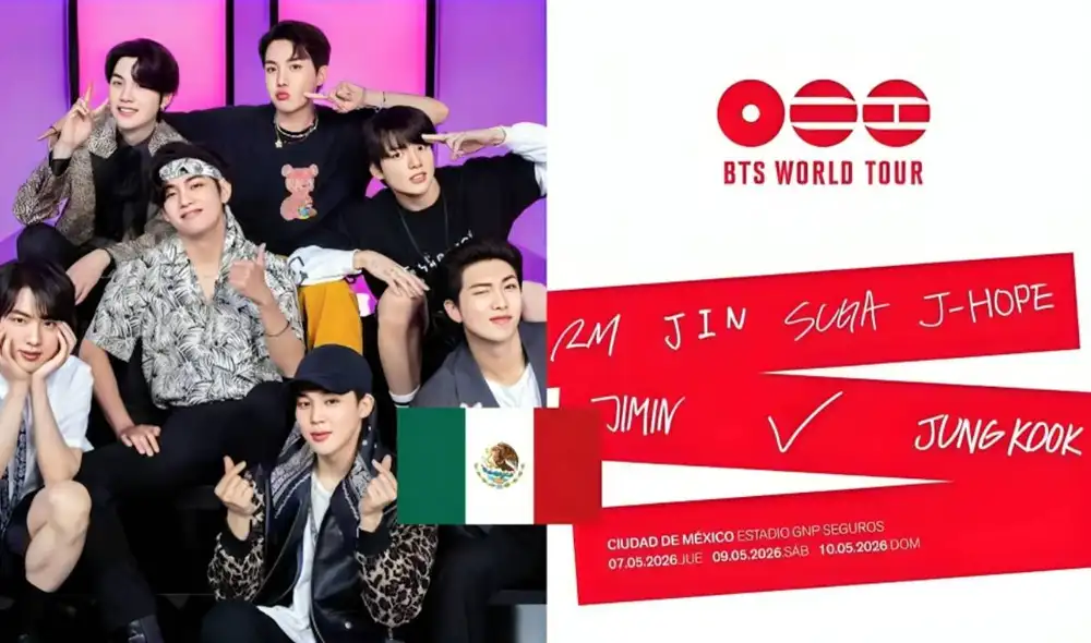 México será el primer país de Latinoamérica que BTS visitará este 2026 con su tour.