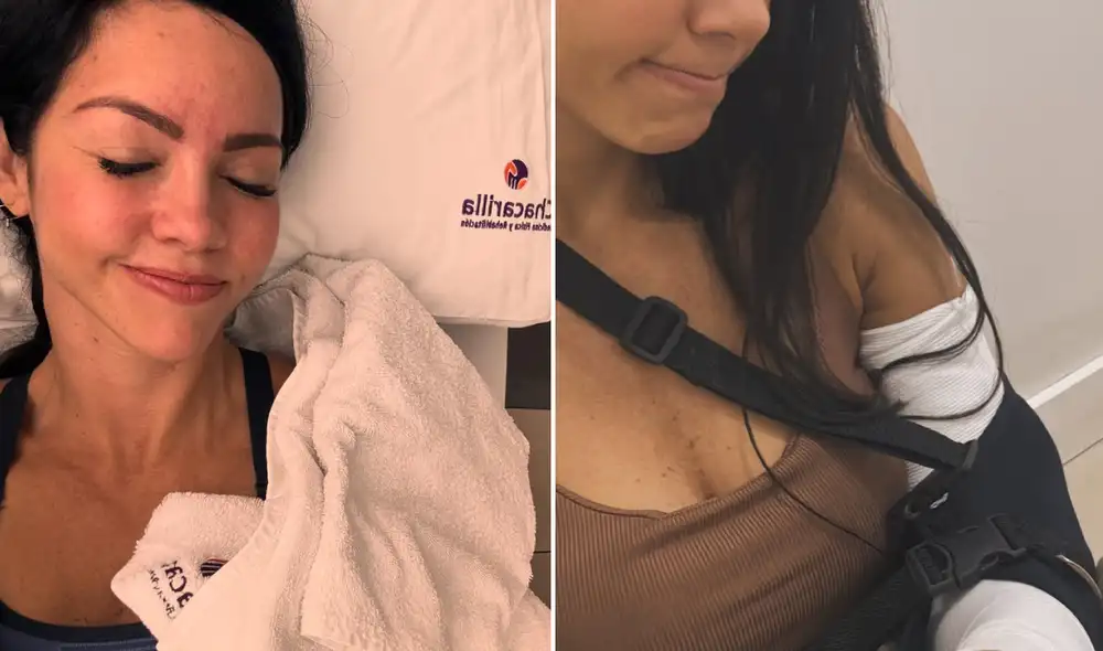 Paloma Fiuza reveló fuertes imágenes de su lesión en 'El internado'. Foto: composición LR/Instagram