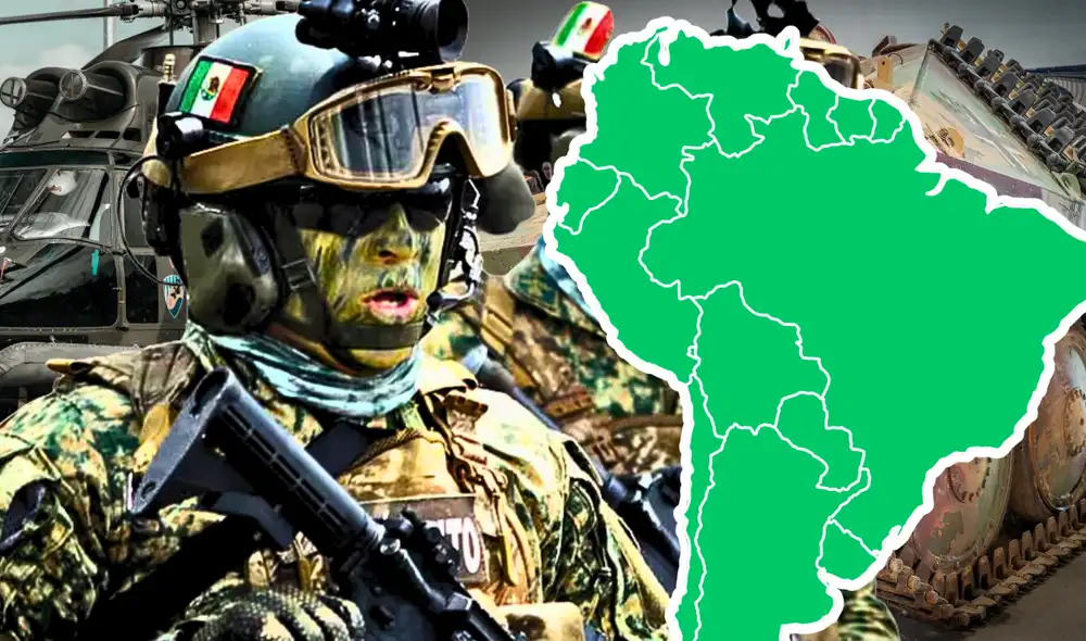 Brasil, Argentina y México lideran el poder militar en América Latina 2026. Foto: Composición LR