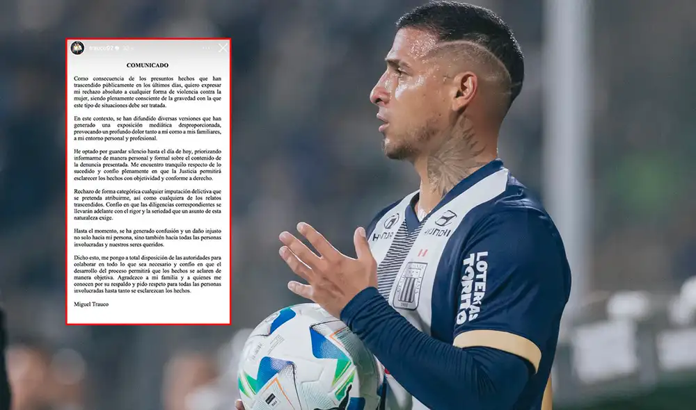 Miguel Trauco se pronunció tras denuncia por abuso sexual. Foto: composición LR/X