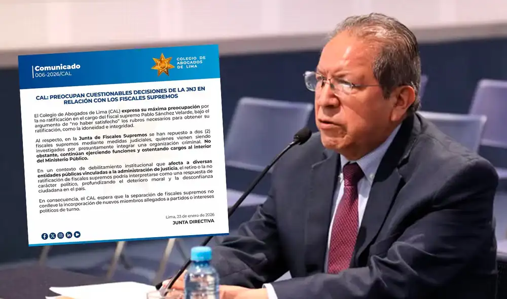 Pablo Sánchez no fue ratificado como fiscal supremo.