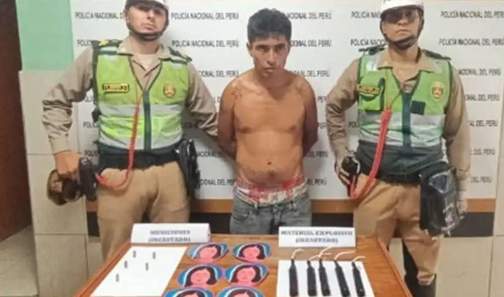 Sospechoso fue detenido por agentes de la comisaría de Paita. Foto: difusión.