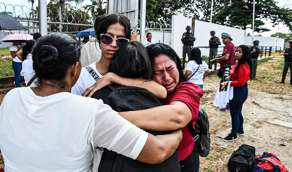 La noticia de la excarcelación generó reacciones diversas en la sociedad venezolana y en la comunidad internacional. Foto: AFP.
