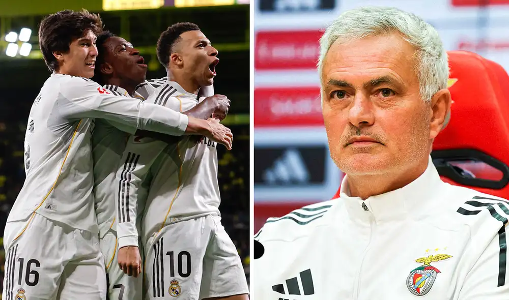 José Mourinho ganó algunos títulos con el club español, pero su gran deuda fue en la Champions League. Foto: composición de Real Madrid/SL Benfica José Mourinho ganó algunos títulos con el club español, pero su gran deuda fue en la Champions League. Foto: composición de Real Madrid/SL Benfica