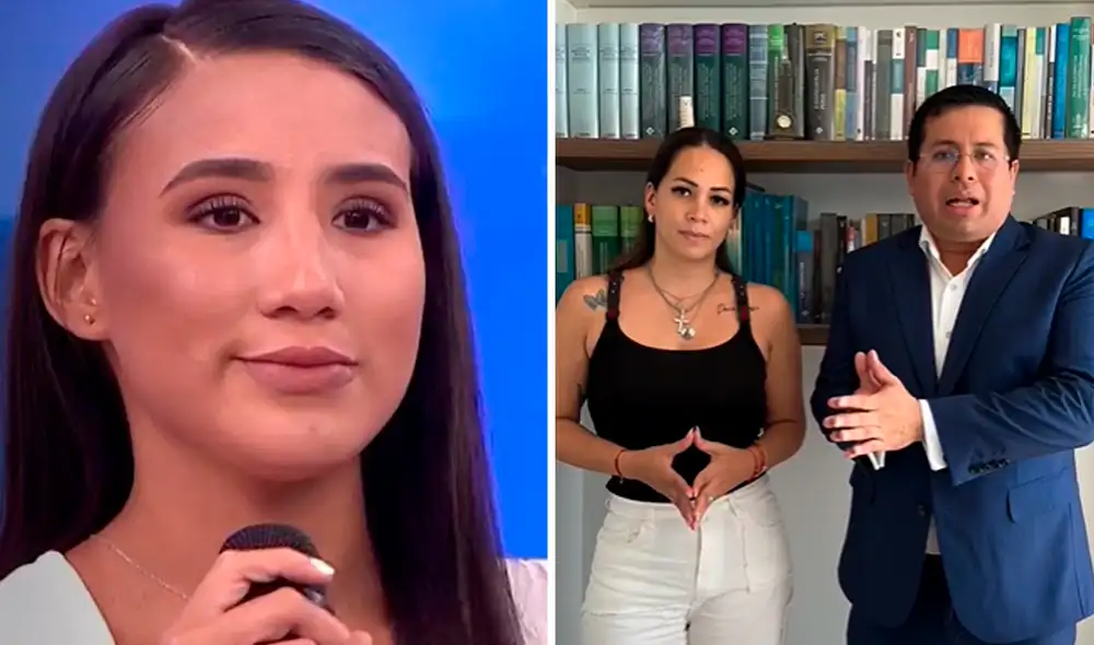 Samahara Lobatón no acudió a su pericia psicológica, revela abogado de Melissa Klug. Foto: Composición LR/Captura/YouTube/Instagram