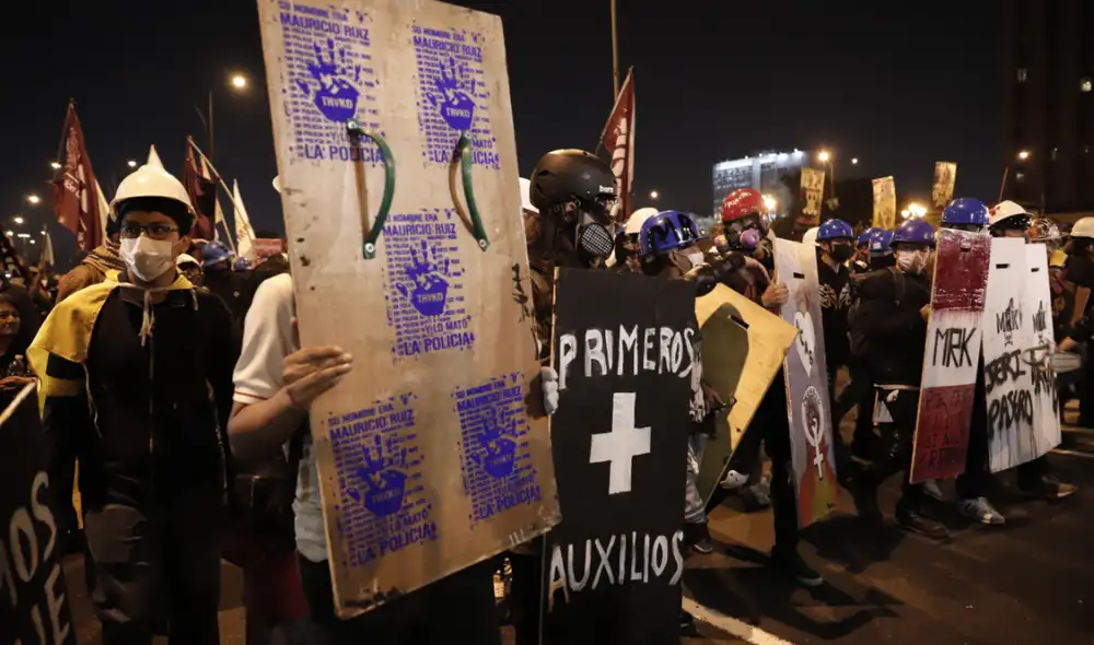 Marcha de la Generación Z en el Centro de Lima. Foto: La Pública